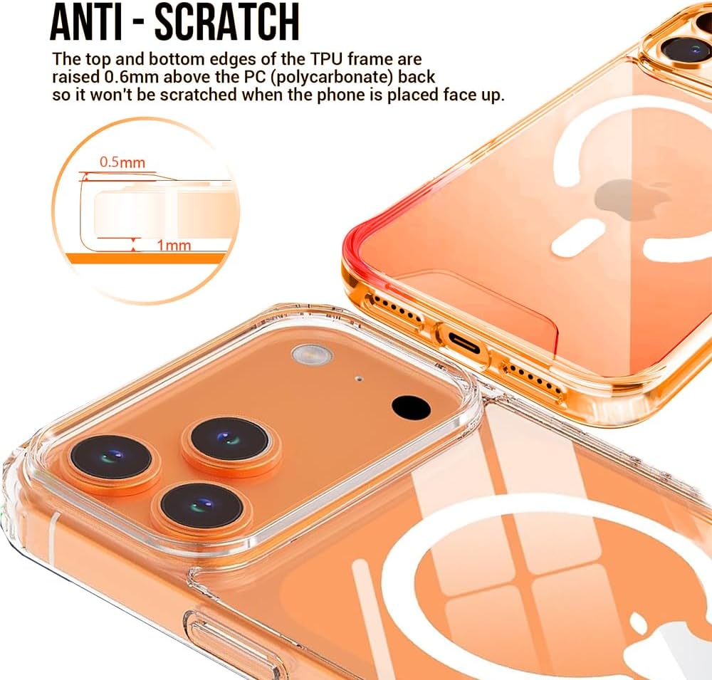iPhone 17 Pro Hoesje – Transparant MagSafe Case Slim & Schokbestendig-Ilumina Benelux