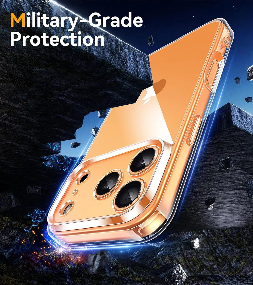 iPhone 17 Pro Max Hoesjes - Siliconen Backcover - Soft TPU - Transparant-Ilumina Benelux