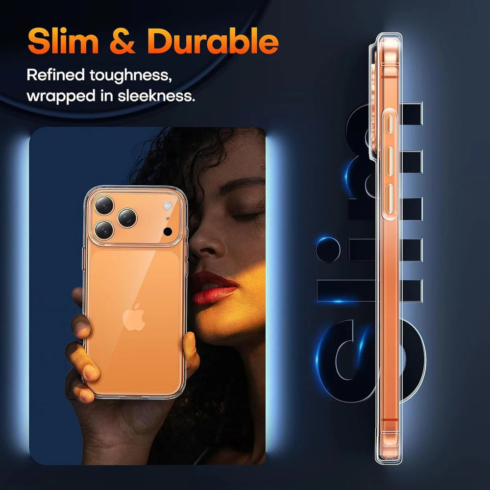 iPhone 17 Pro Max Hoesjes - Siliconen Backcover - Soft TPU - Transparant-Ilumina Benelux