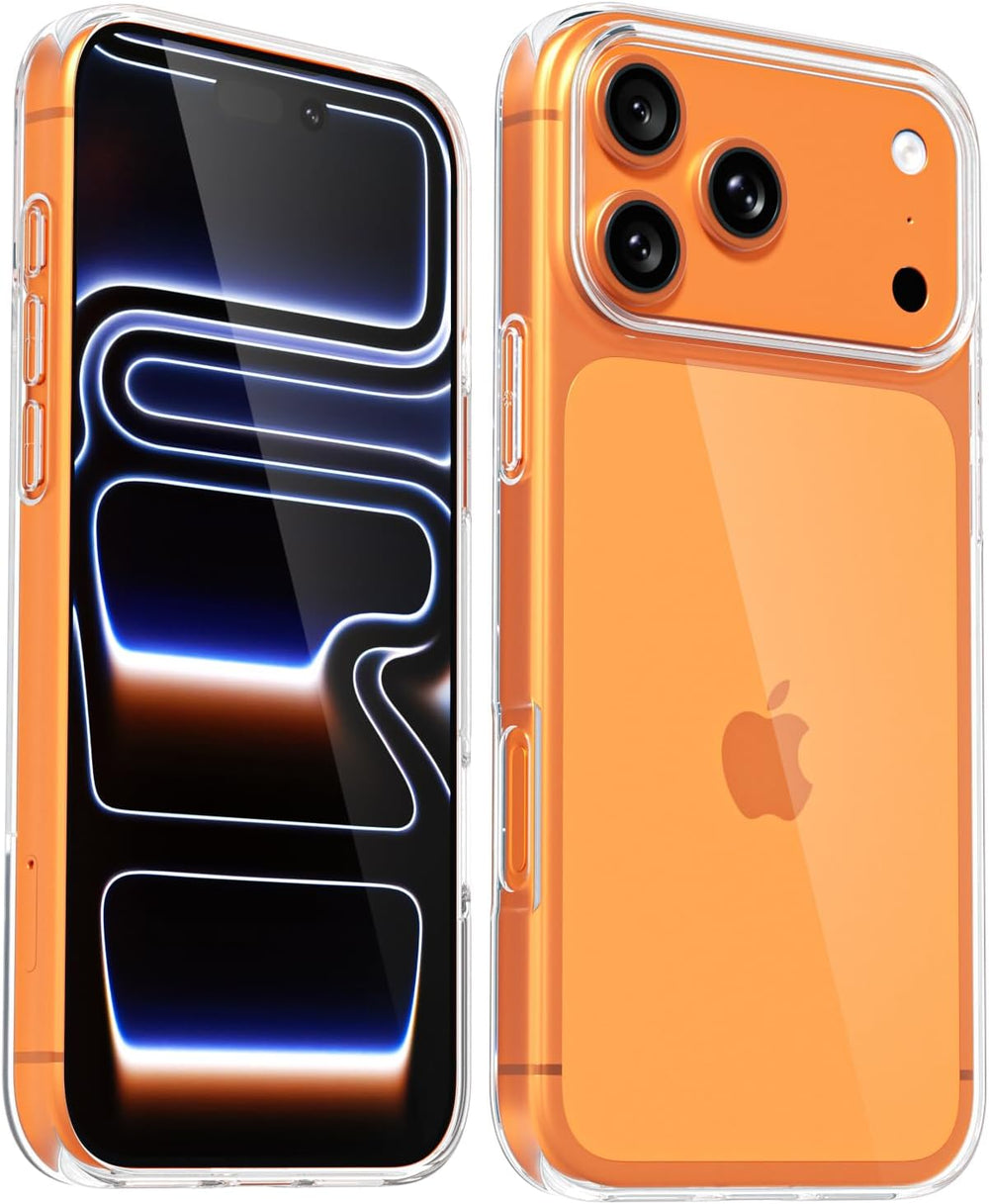 iPhone 17 Pro Max Hoesjes - Siliconen Backcover - Soft TPU - Transparant-Ilumina Benelux