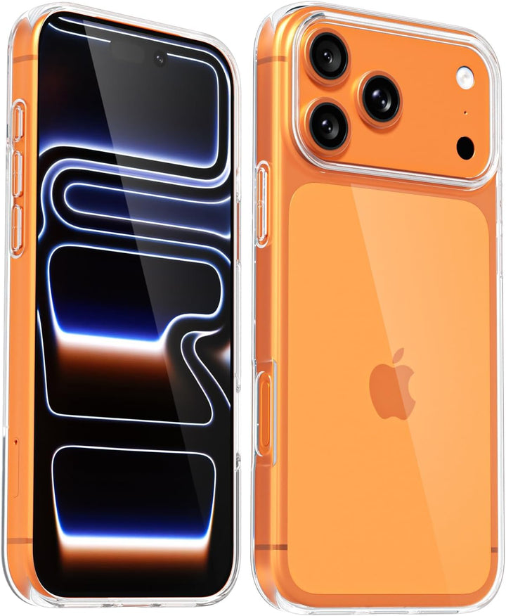 iPhone 17 Pro Max Hoesjes - Siliconen Backcover - Soft TPU - Transparant-Ilumina Benelux