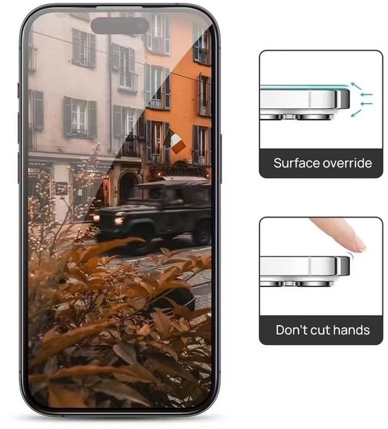 iPhone 17 Pro Max – Privacy Screenprotector – 9H Gehard Glas – 3-Pack-Ilumina Benelux