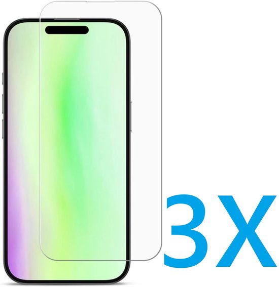 iPhone 17 Pro Max Screenprotector Gehard 9H – Anti-kras – 3-Pack-Ilumina Benelux