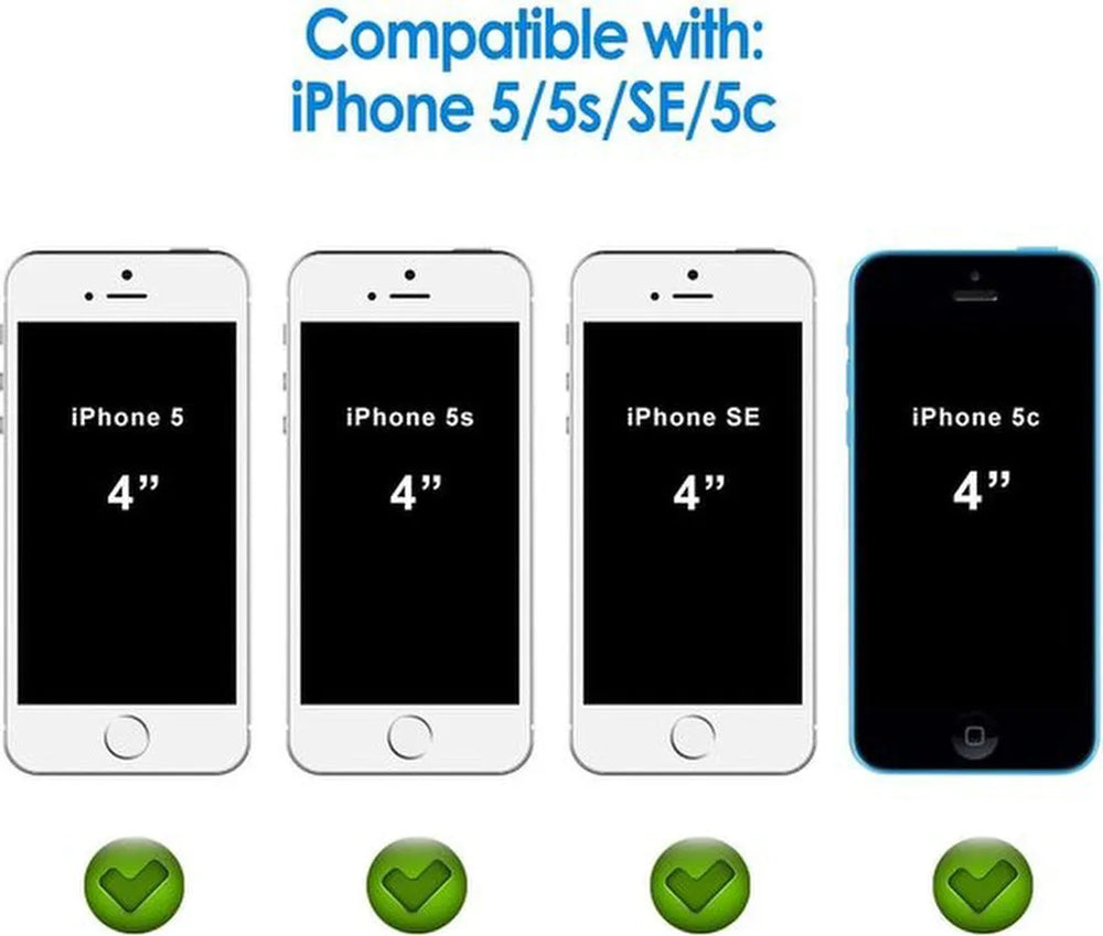 iPhone 5/5C/5S/SE Screenprotector Gehard 9H – Anti Kras – 3-Pack-Ilumina Benelux