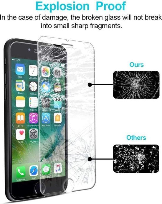 iPhone 6 Plus/6S Plus Screenprotector Gehard 9H – Anti-kras – Tempered Glas – 2-Pack-Ilumina Benelux