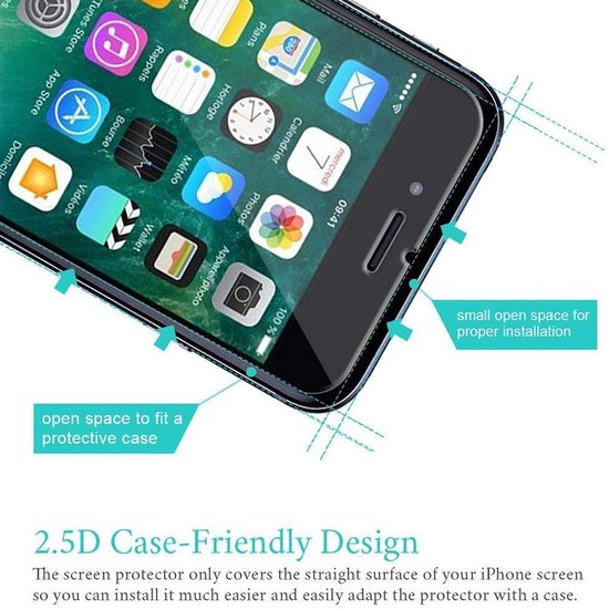 iPhone 6/6S Screenprotector Gehard 9H – Anti-kras – 3-Pack-Ilumina Benelux