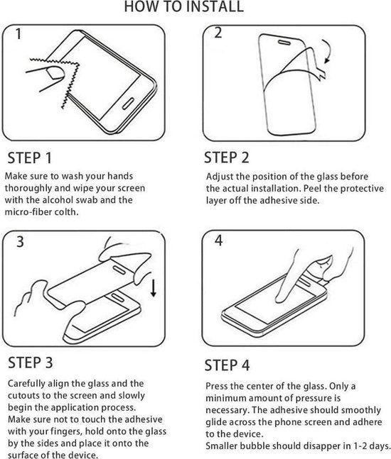 iPhone 6/6S Screenprotector Gehard 9H – Anti-kras – 3-Pack-Ilumina Benelux