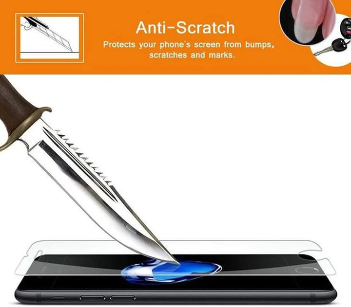 iPhone 6/6S Screenprotector Gehard 9H – Anti-kras – Tempered Glas – 3-Pack-Ilumina Benelux