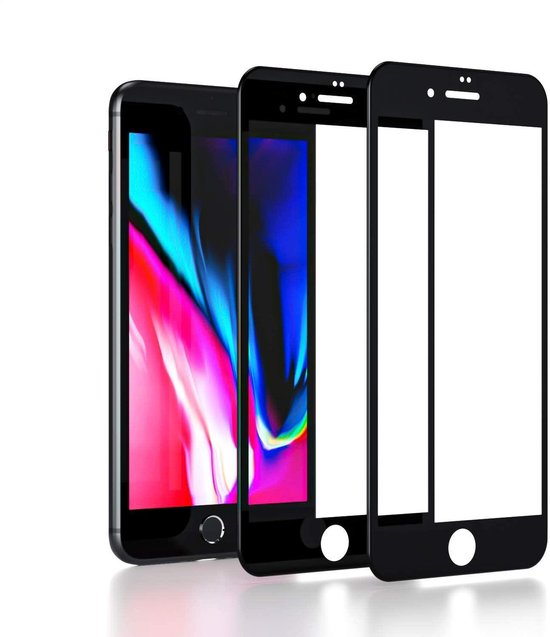 iPhone 7 Plus/8 Plus – Gehard Glas Screenprotector Full Cover-Ilumina Benelux