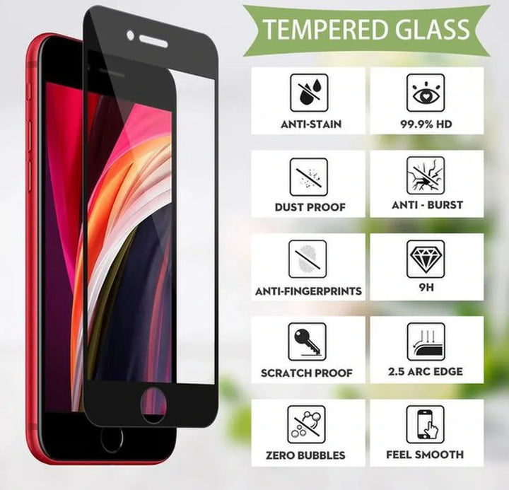iPhone 7/8/SE 2020 Screenprotector Gehard 9H – Anti-kras – 3-Pack-Ilumina Benelux