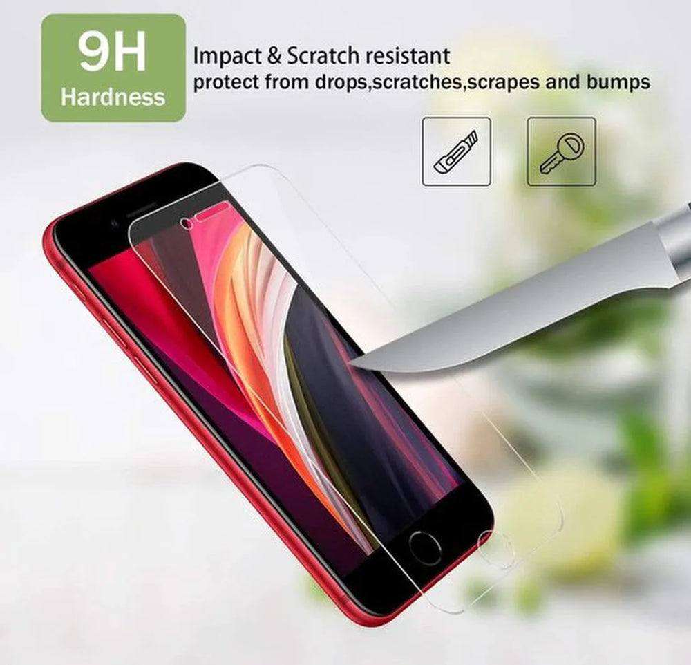 iPhone 7/8/SE 2020 Screenprotector Gehard 9H – Anti-kras – 3-Pack-Ilumina Benelux