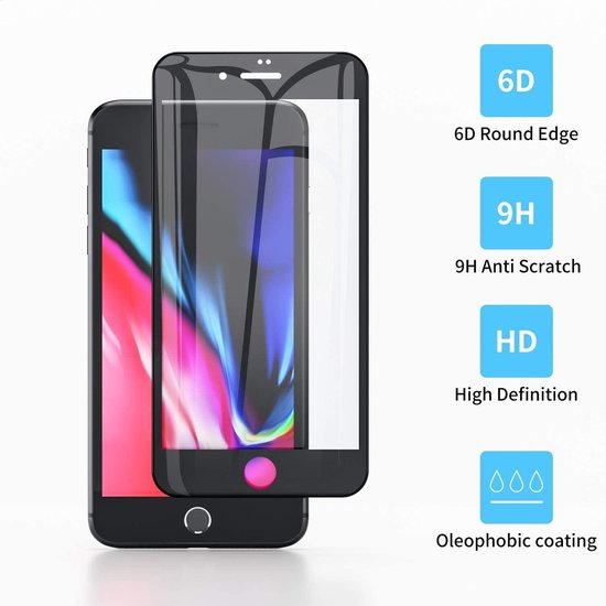 iPhone 7/8/SE 2020/2022 Screenprotector Gehard 9H – Anti-kras – 2-Pack-Ilumina Benelux