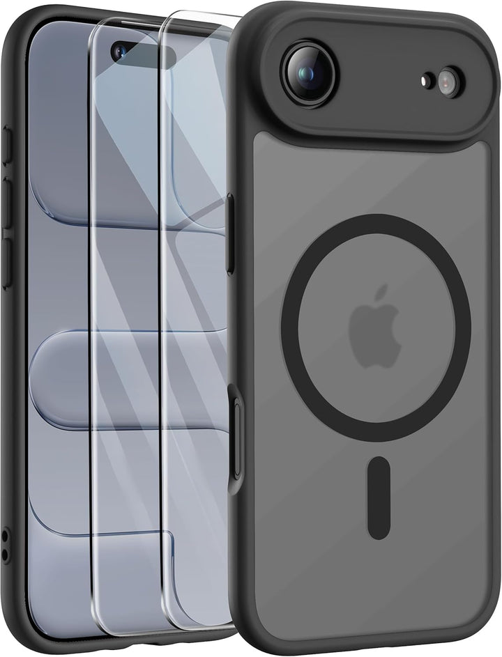 iPhone Air Hoesje – MagSafe Case Zwart met 2 Screenprotectors & Camerabescherming-Ilumina Benelux