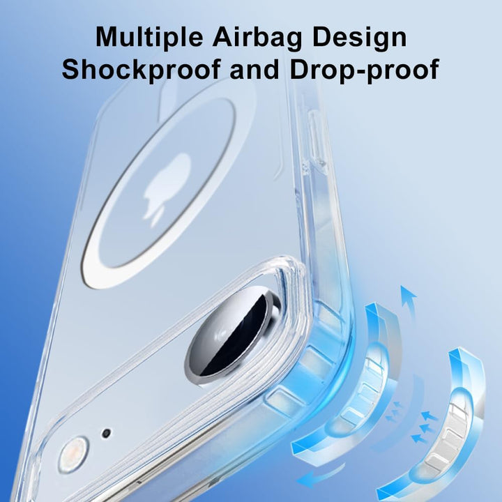 iPhone Air Hoesje – Transparant MagSafe Case met 2 Screenprotectors-Ilumina Benelux
