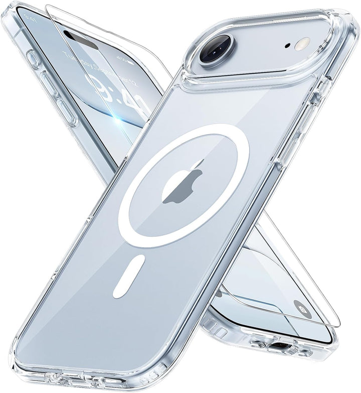 iPhone Air Hoesje – Transparant MagSafe Case met 2 Screenprotectors-Ilumina Benelux