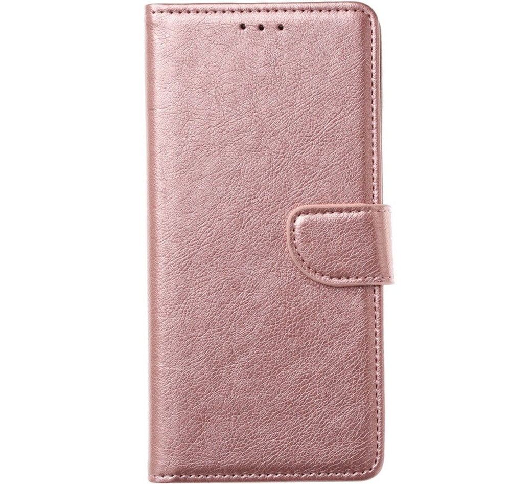 iPhone Air Hoesjes – Bookcase – Magneetsluiting – Inclusief 3x Screenprotector – Roségoud-Ilumina Benelux
