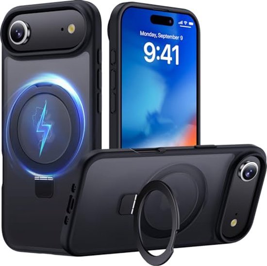 iPhone Air Hoesjes MagSafe Case - Schokbestendig - Anti-Vingerafdruk - Zwart-Ilumina Benelux
