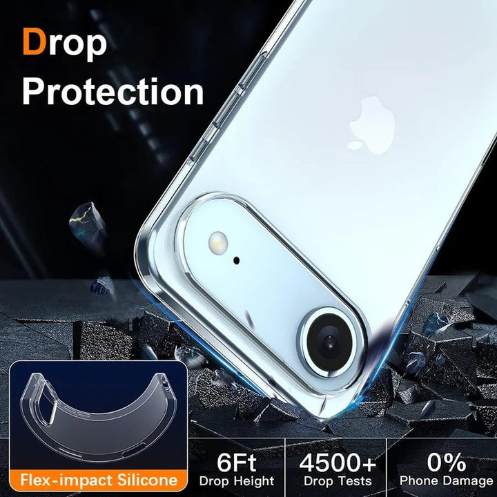 iPhone Air Hoesjes - Siliconen Backcover - Soft TPU - Transparant-Ilumina Benelux