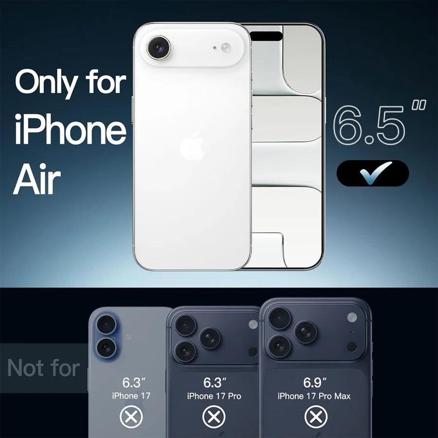 iPhone Air Hoesjes - Siliconen Backcover - Soft TPU - Transparant-Ilumina Benelux