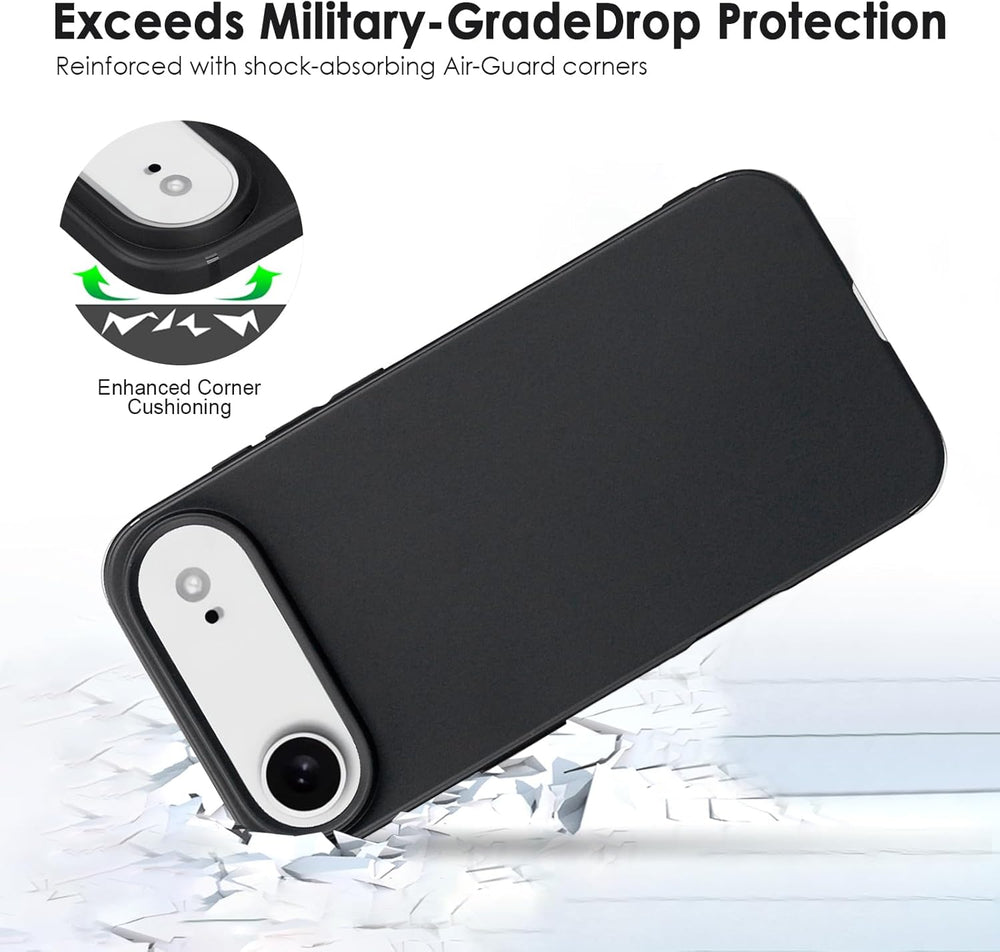 iPhone Air Hoesjes - Siliconen Backcover - Soft Touch - Schokbestendig - Zwart-Ilumina Benelux