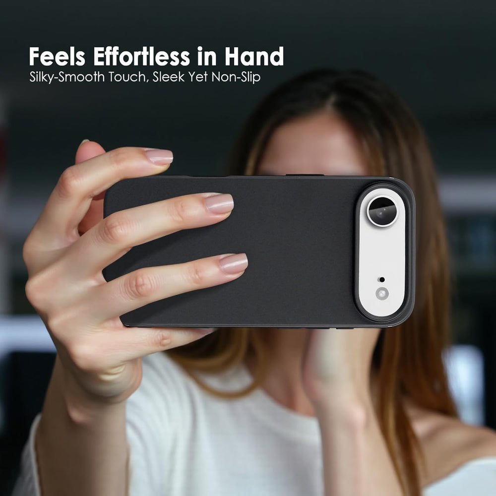 iPhone Air Hoesjes - Siliconen Backcover - Soft Touch - Schokbestendig - Zwart-Ilumina Benelux