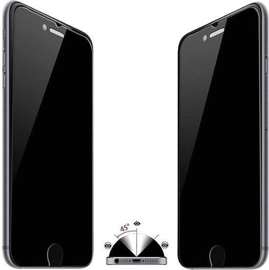 iPhone SE 2020/SE 2022/iPhone 7/8 Screenprotector Full Cover – Anti Spy – 9H Gehard Glas – Zwart-Ilumina Benelux