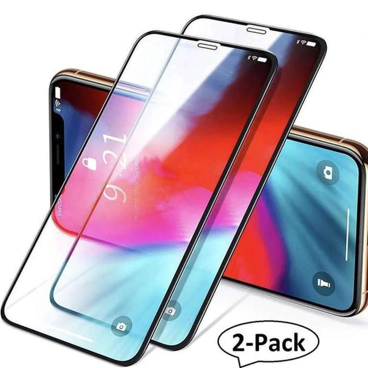 iPhone X / XS Screenprotector Gehard 9H Full – Anti-kras – 2-Pack-Ilumina Benelux