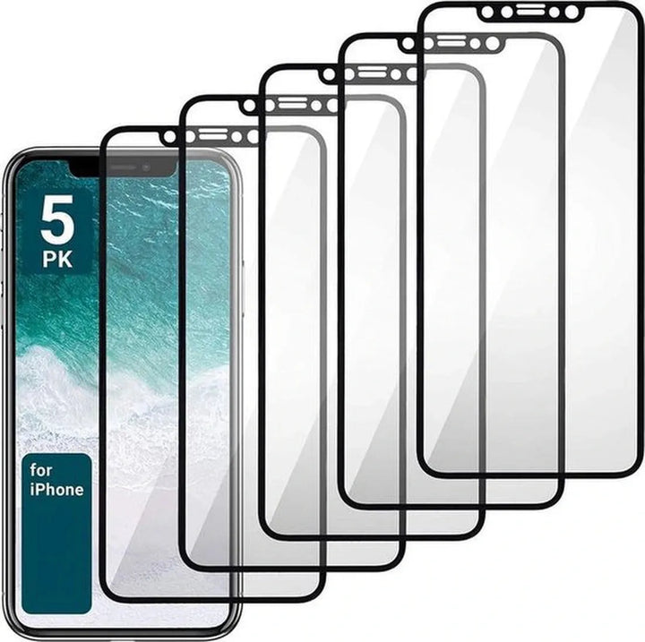 iPhone XR – 9H Gehard Glas – Anti-kras – 5-Pack-Ilumina Benelux