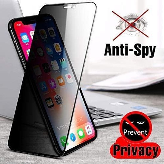 iPhone XS Max Screenprotector Gehard 9H – Privacy Screenprotector – 1-Pack-Ilumina Benelux