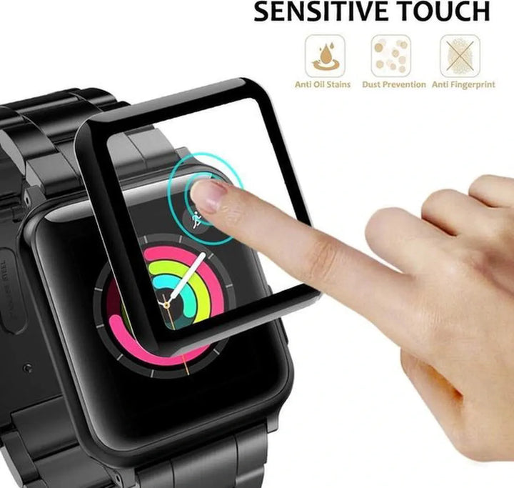 iWatch 42mm – Gehard Glas Screenprotector Full Cover – Anti-kras-Ilumina Benelux