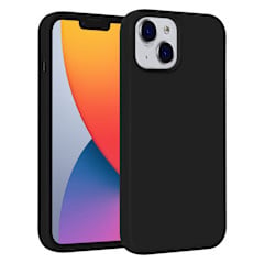UNIQ iPhone 12 - 12 Pro Backcover hoesje - Silicone Case - Zwart