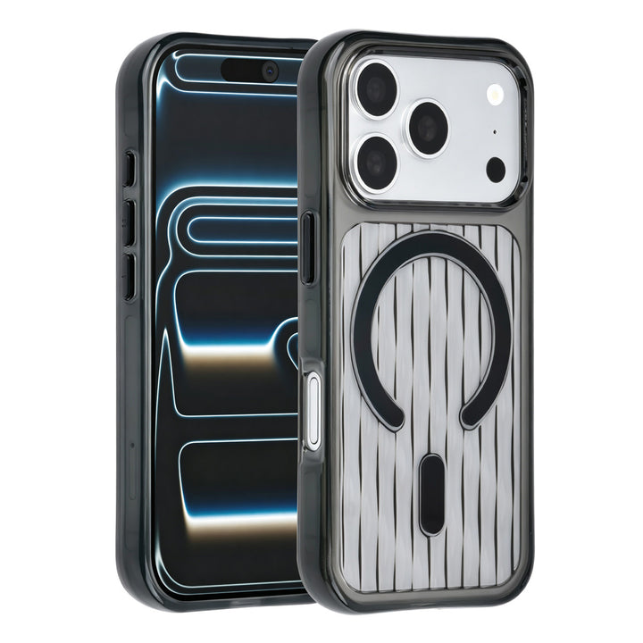 TUNIQ iPhone 18 Pro MagSafe Hoesje met patroon - Zwart