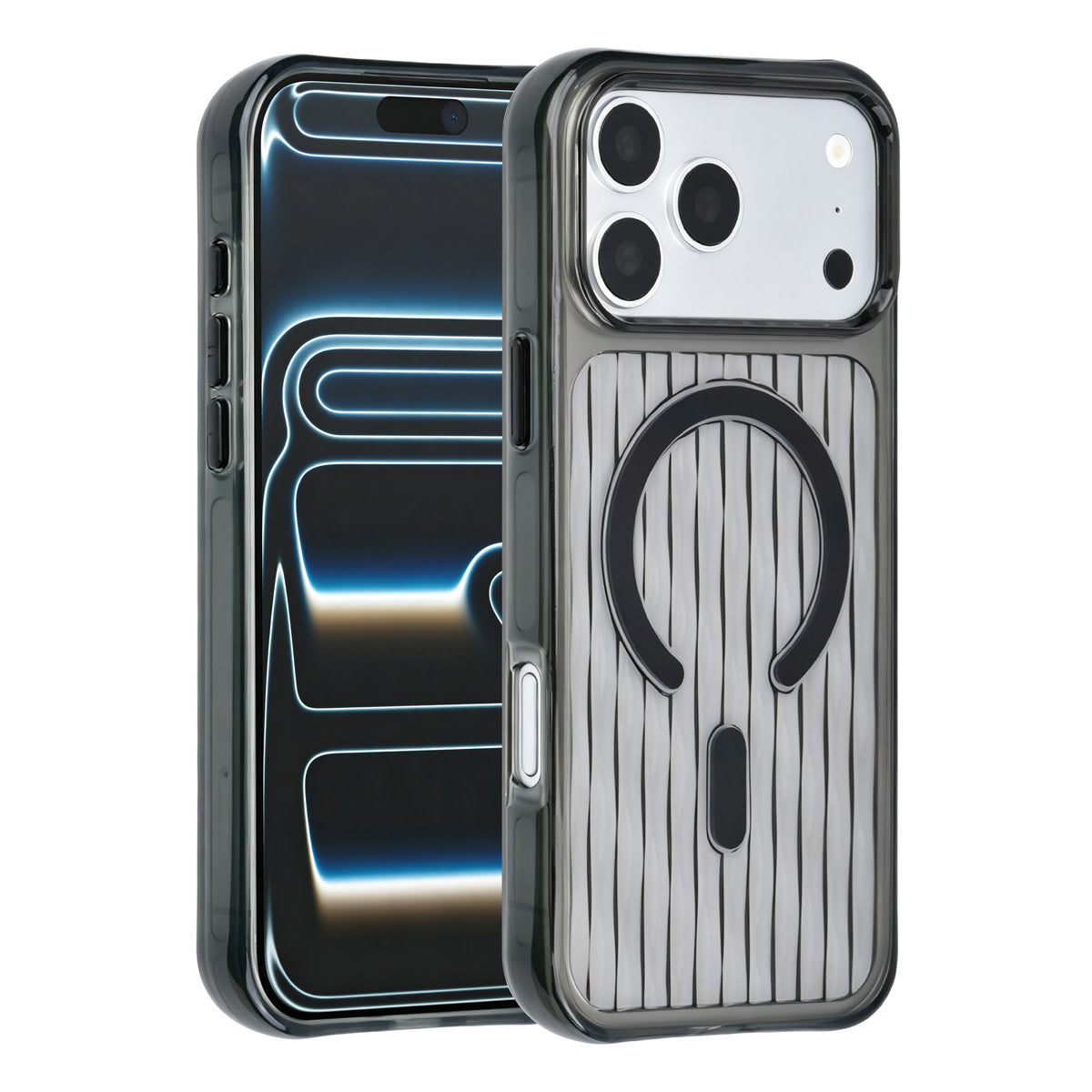 TUNIQ iPhone 18 Pro Max MagSafe Hoesje met patroon - Zwart