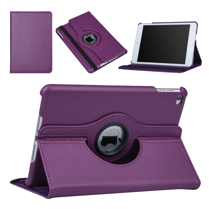 iPad Mini 4 / Mini 5 (2019) Hoesjes – 360° draaibaar - Paars-Tablethoesjes-Ilumina Benelux