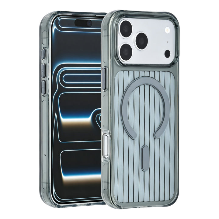 TUNIQ iPhone 18 Pro Max MagSafe Hoesje met patroon - Lichtblauw
