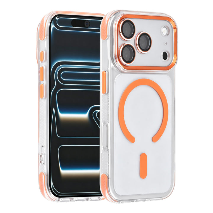 TUNIQ iPhone 18 Pro Airbag MagSafe Hoesje van TPU en PC - Oranje