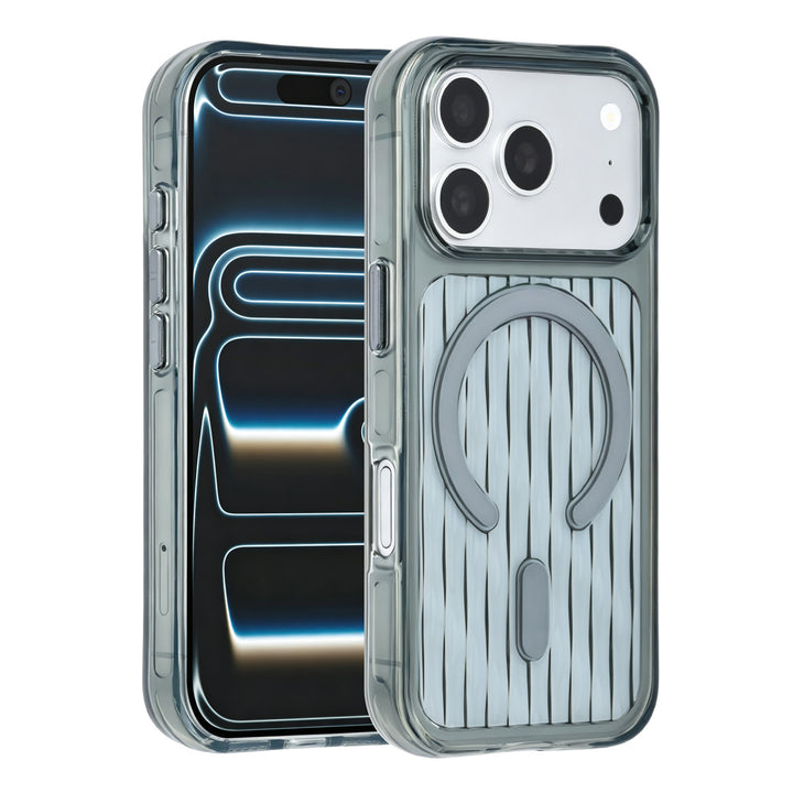 TUNIQ iPhone 18 Pro MagSafe Hoesje met patroon - Lichtblauw