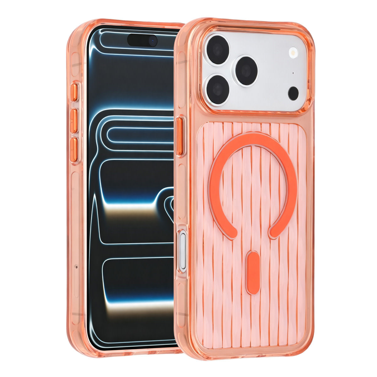 TUNIQ iPhone 18 Pro Max MagSafe Hoesje met patroon - Oranje