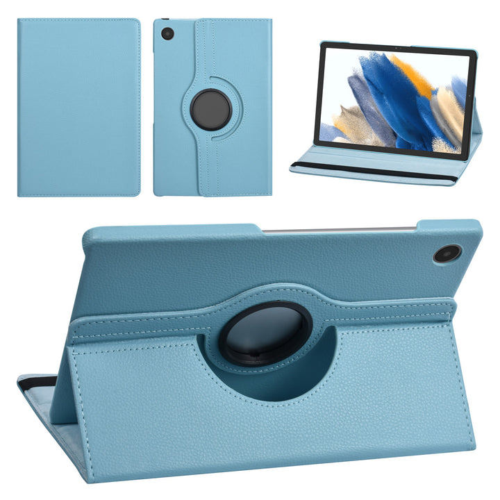Samsung Galaxy Tab A8 10.5 inch (2021/2022) Hoesjes Multi-stand – Lichtblauw-Tablethoesjes-Ilumina Benelux