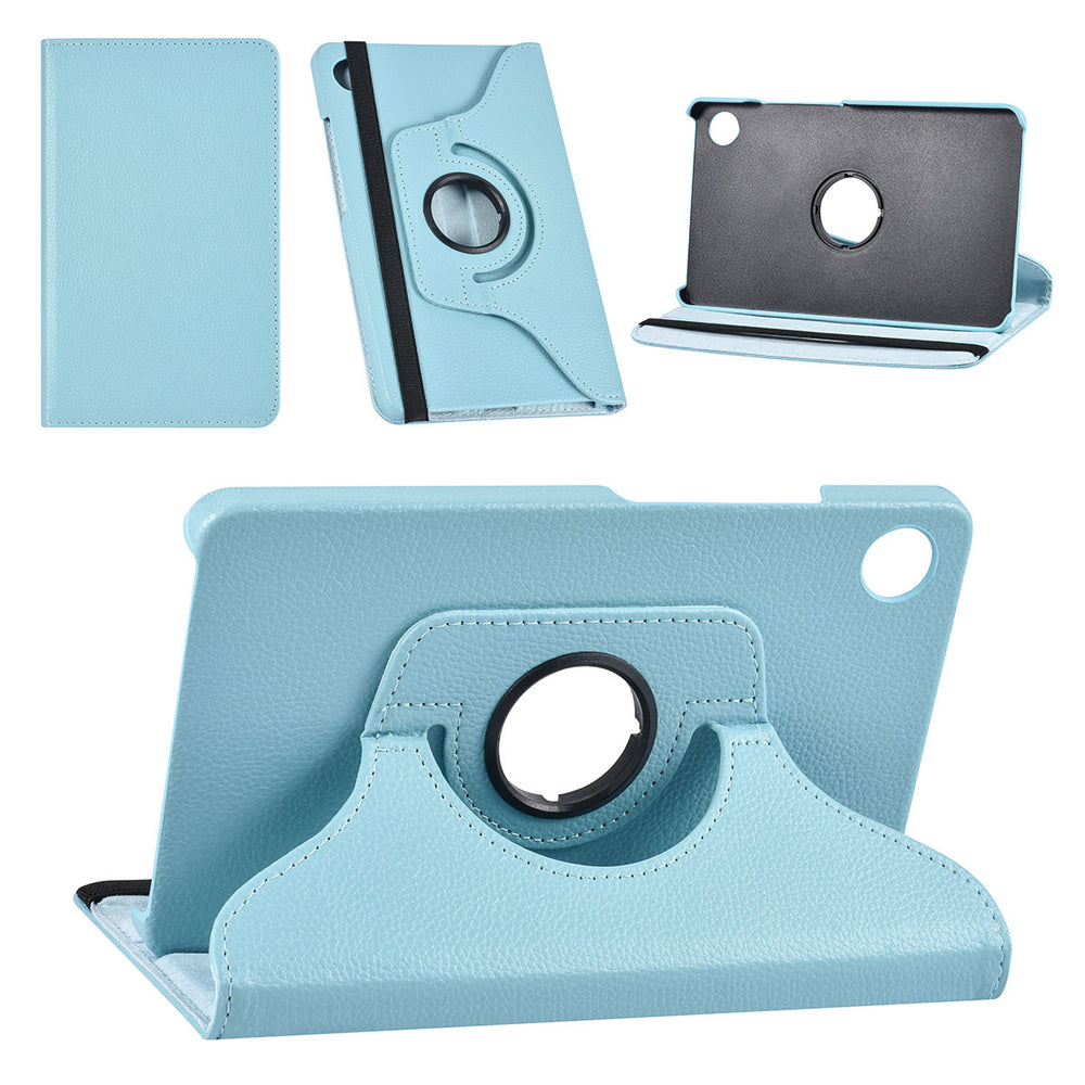 Samsung Galaxy Tab A9 8.7 2023 Hoesjes – 360° draaibaar – Multi-stand – Lichtblauw-Tablethoesjes-Ilumina Benelux