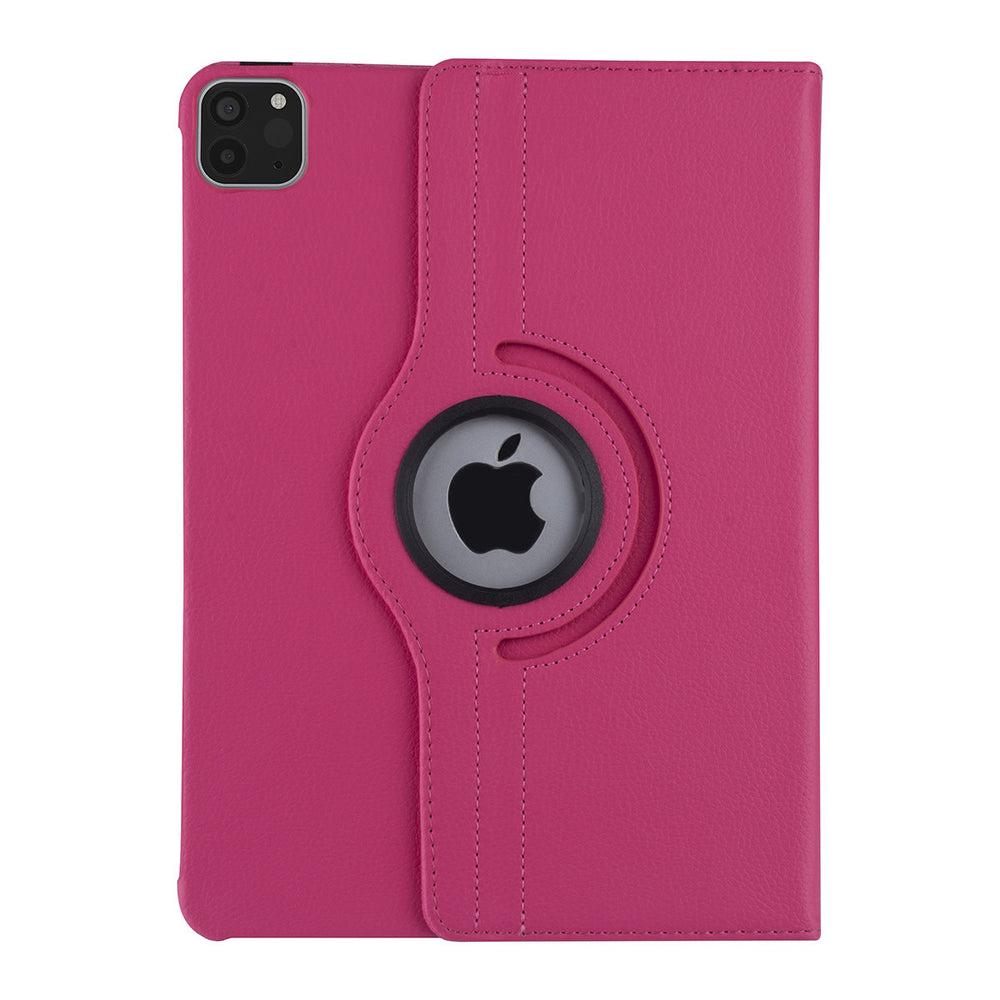iPad Pro 11 inch 2020/2021/2022 – 360° draaibare Hoesje – Donkerroze-Tablethoesjes-Ilumina Benelux