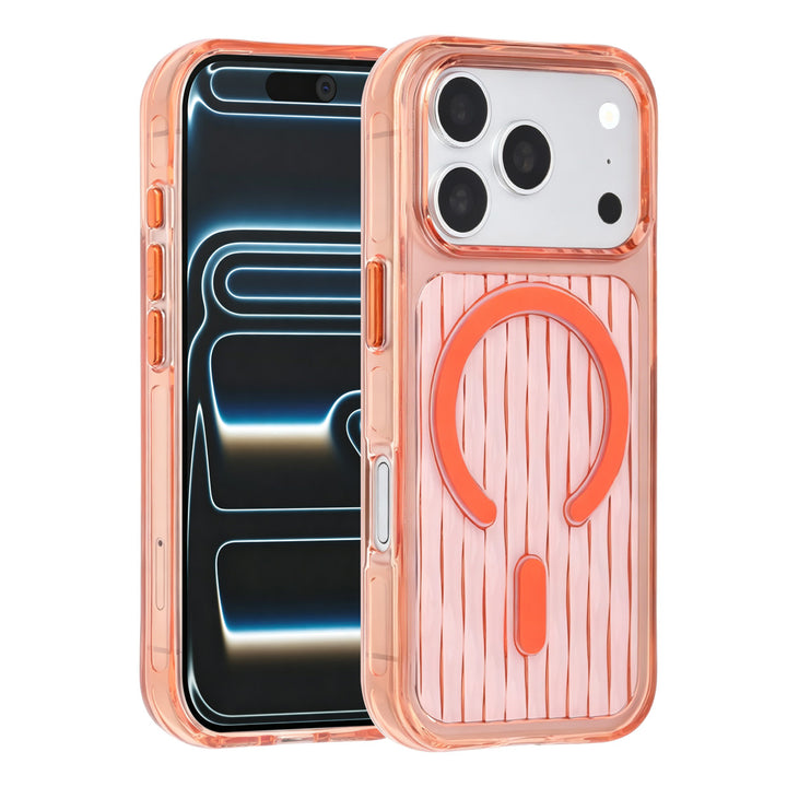 TUNIQ iPhone 18 Pro MagSafe Hoesje met patroon - Oranje