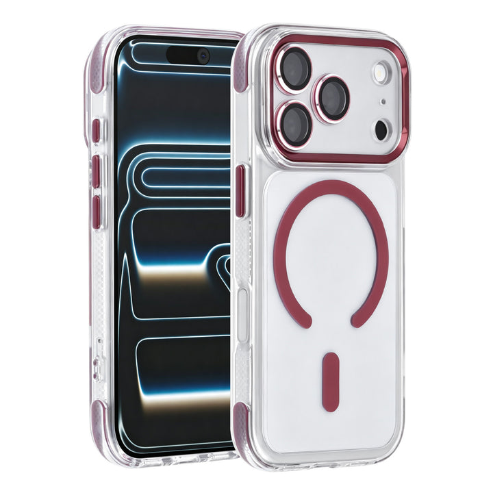 TUNIQ iPhone 18 Pro Airbag MagSafe Hoesje van TPU en PC - Bordeaux