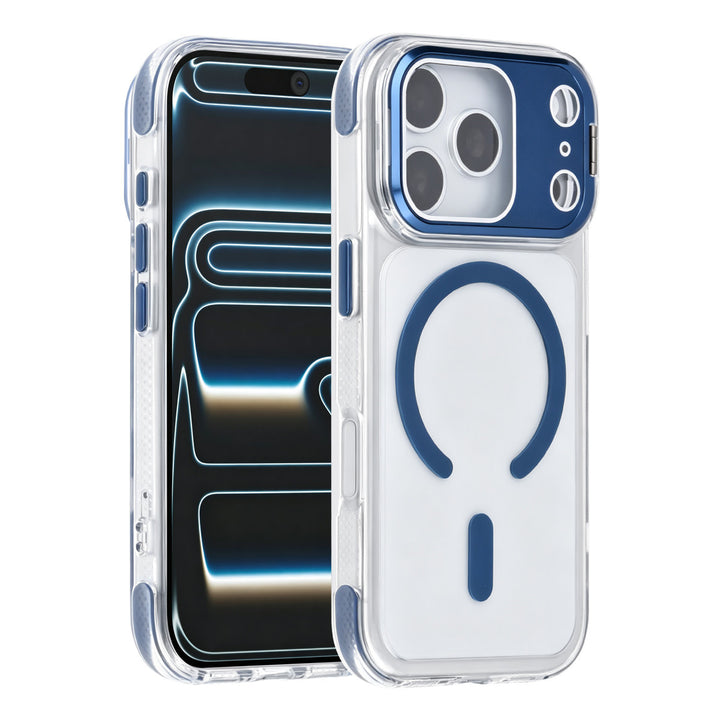 TUNIQ iPhone 18 Pro MagSafe Hoesje met camerastandaard - Donkerblauw