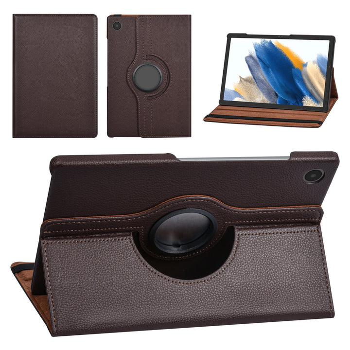 Samsung Galaxy Tab A8 10.5 inch (2021/2022) Hoesjes Multi-stand – Bruin-Tablethoesjes-Ilumina Benelux