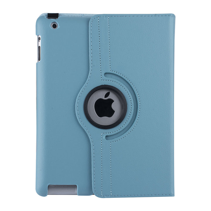 iPad 2/3/4 9.7 inch Hoesjes Multi-stand Standfunctie – Lichtblauw-Tablethoesjes-Ilumina Benelux