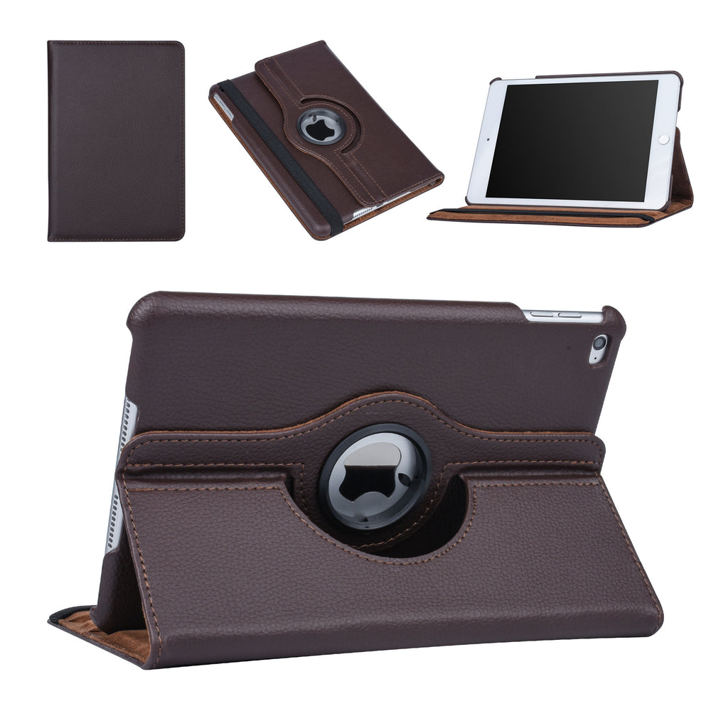 iPad Mini 4 / Mini 5 (2019) Hoesjes – 360° draaibaar - Bruin-Tablethoesjes-Ilumina Benelux