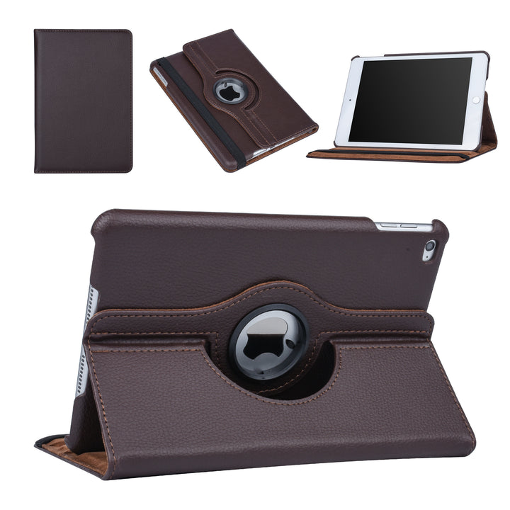 iPad Mini 4 / Mini 5 (2019) Hoesjes – 360° draaibaar - Bruin-Tablethoesjes-Ilumina Benelux