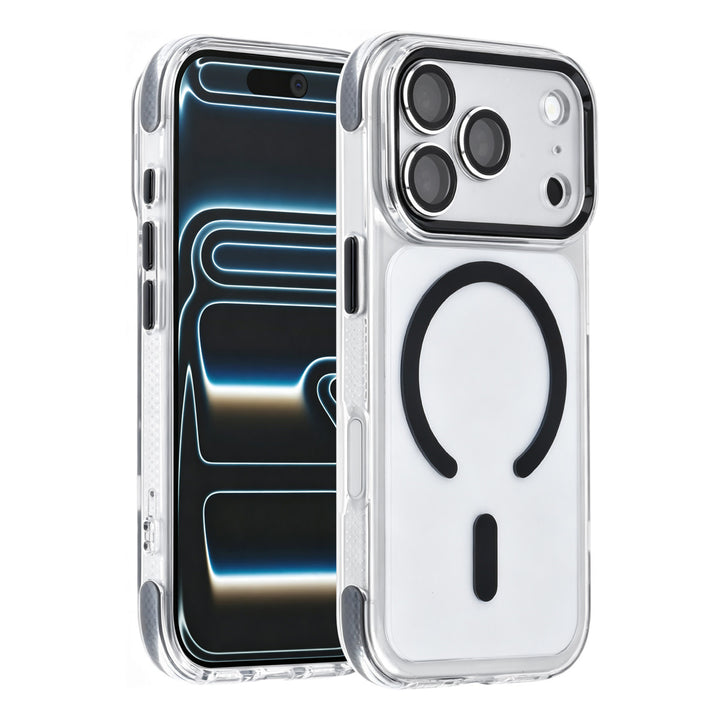TUNIQ iPhone 18 Pro Airbag MagSafe Hoesje van TPU en PC - Zwart