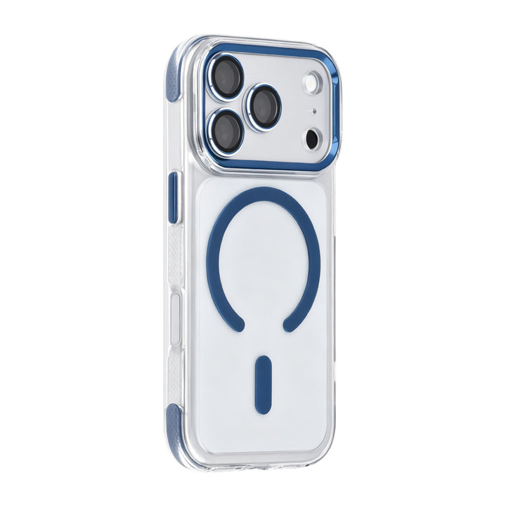 TUNIQ iPhone 18 Pro Airbag MagSafe Hoesje van TPU en PC - Donkerblauw